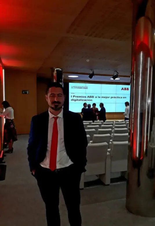 Alejandro Truébano en los Premios ABB Alejandro Truébano en los Premios ABB